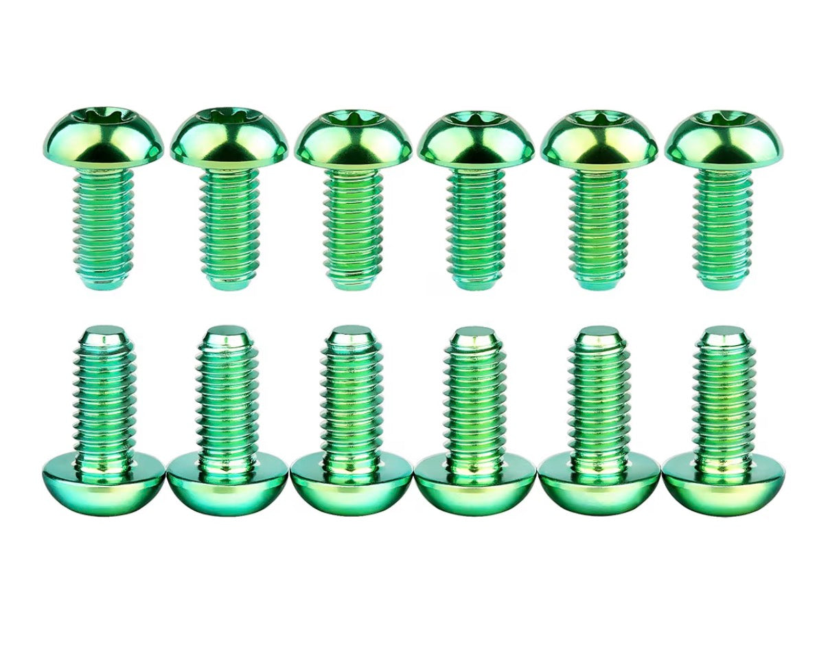 Titanium frame bolts